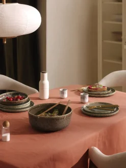 Platos de pasta artesanales con esmalte reactivo Danza, 4 uds.