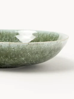 Platos hondos artesanales de forma orgánica Macey, 4 uds.
