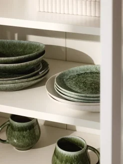 Platos hondos artesanales de forma orgánica Macey, 4 uds.