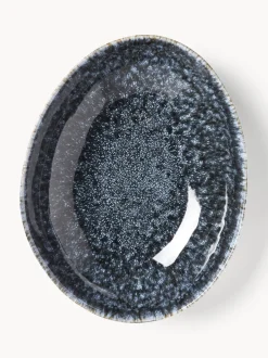 Platos hondos artesanales en forma orgánica Macey, 4 uds.