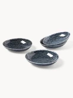Platos hondos artesanales en forma orgánica Macey, 4 uds.