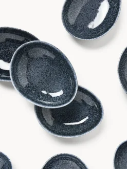 Platos hondos artesanales en forma orgánica Macey, 4 uds.
