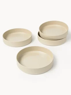 Platos hondos artesanales Lowri, 4 uds.
