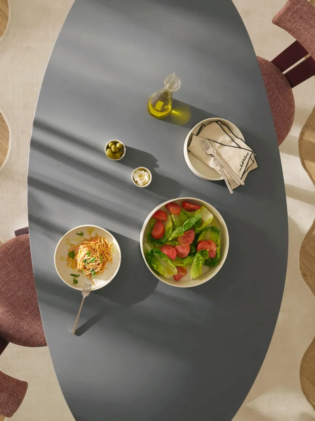 Platos hondos artesanales Lowri, 4 uds.