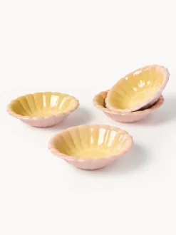Platos hondos artesanales Marguerite, 4 uds.