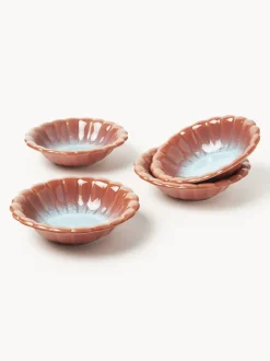 Platos hondos artesanales Marguerite, 4 uds.
