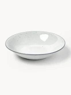 Platos hondos artesanales Nordic Sand, 4 uds.