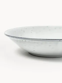 Platos hondos artesanales Nordic Sand, 4 uds.
