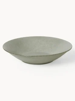 Platos hondos artesanales Nordic Marsh, 4 uds.