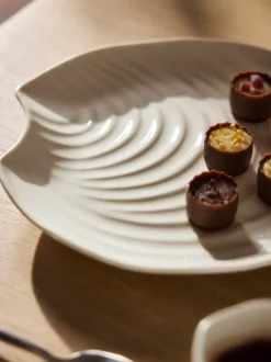 Platos hondos de porcelana Andrina (4 uds.)
