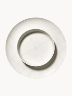 Platos hondos de porcelana con esmalte reactivo Zuma, 2 uds.