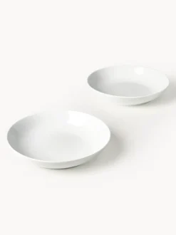 Platos hondos de porcelana Delight Modern, 4 uds.