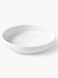 Platos hondos de porcelana Nessa, 4 uds.
