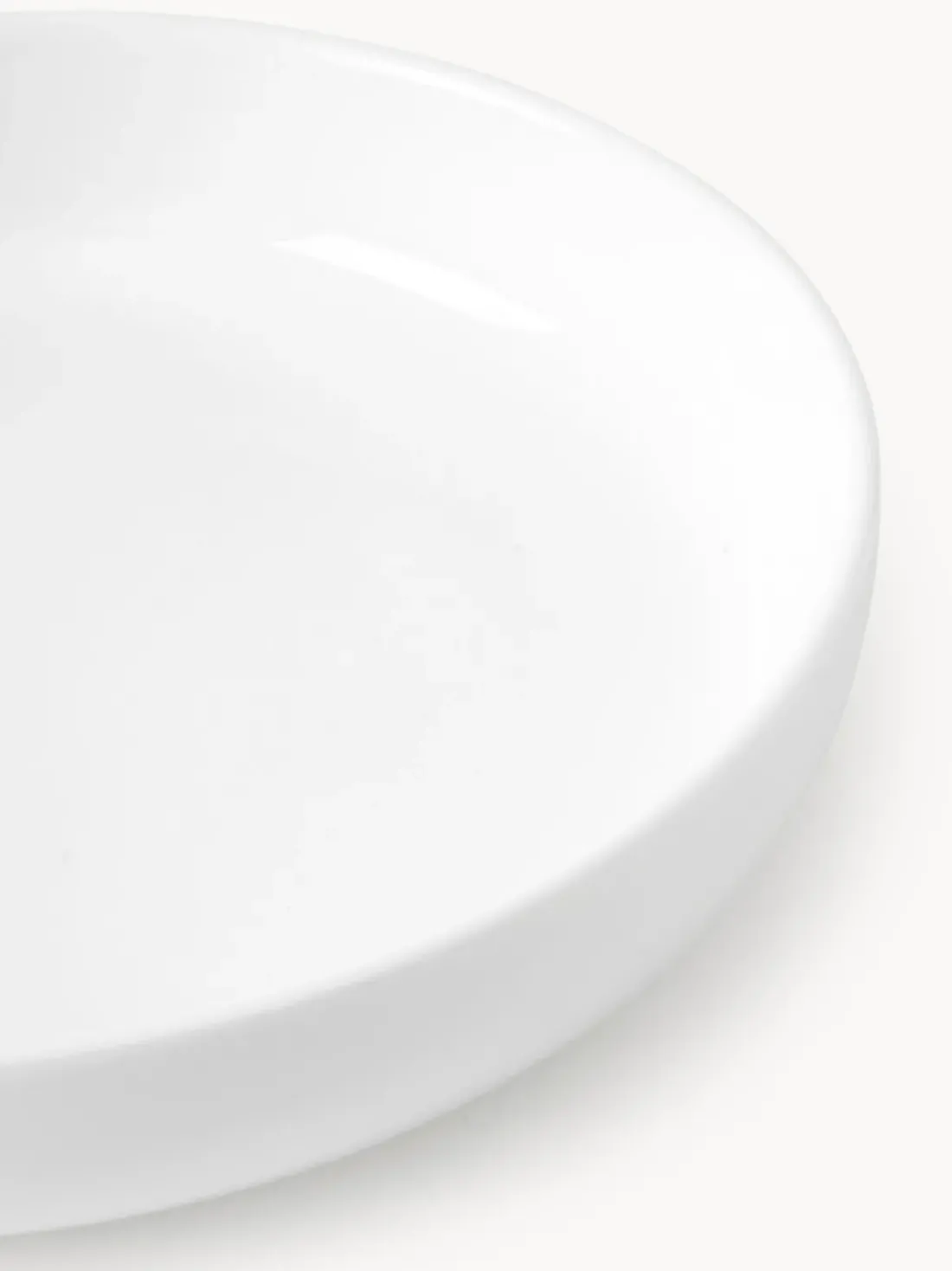 Platos hondos de porcelana Nessa, 4 uds.