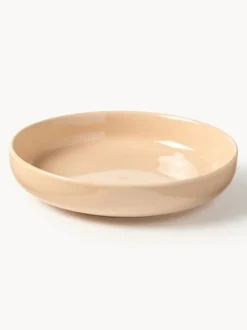 Platos hondos de porcelana Nessa, 4 uds.