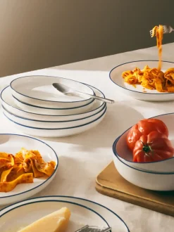 Platos hondos pequeños de porcelana Facile, 2 uds.