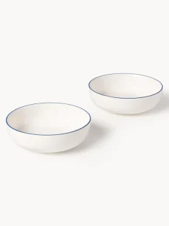 Platos hondos pequeños de porcelana Facile, 2 uds.