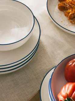 Platos hondos pequeños de porcelana Facile, 2 uds.