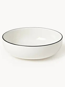Platos hondos pequeños de porcelana Facile (2 uds.)