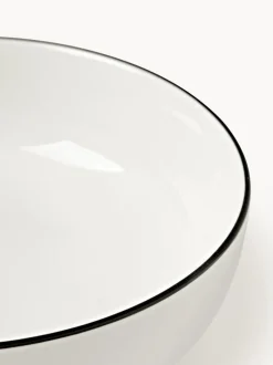 Platos hondos pequeños de porcelana Facile (2 uds.)