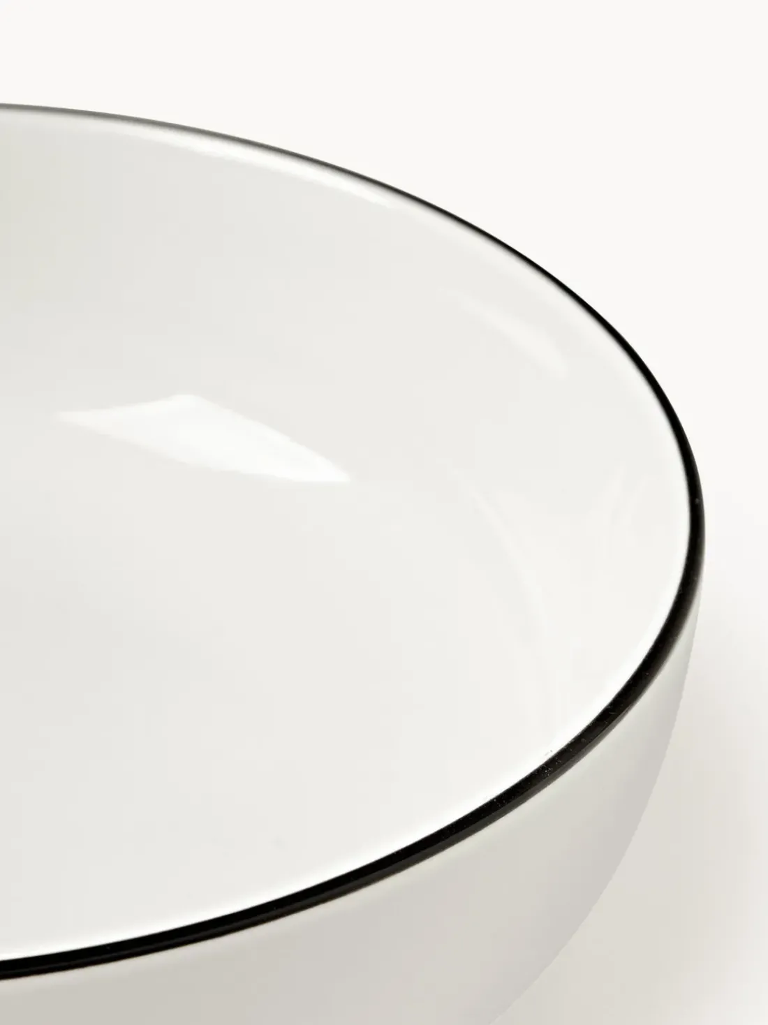 Platos hondos pequeños de porcelana Facile (2 uds.)