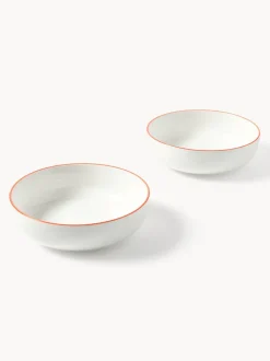 Platos hondos pequeños de porcelana Facile, 2 uds.