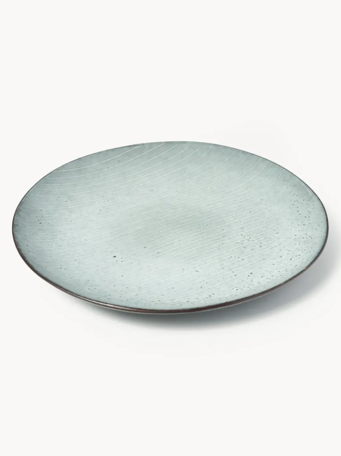 Platos llanos artesanales Nordic Sea, 4 uds.