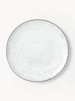 Platos llanos artesanales Nordic Sand, 4 uds.