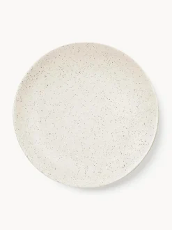Platos llanos artesanales Nordic Vanilla, 4 uds.