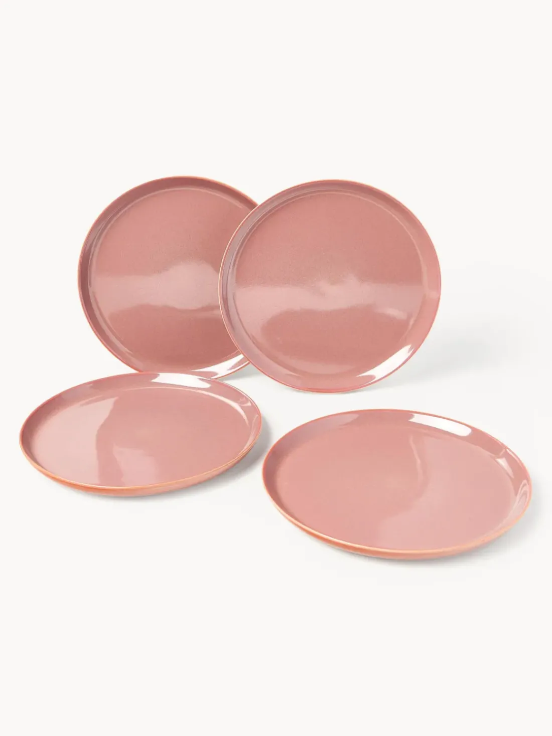 Platos llanos con esmalte reactivo Havana, 4 uds.