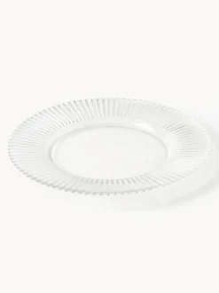 Platos llanos con relieves Effie, 4 uds.