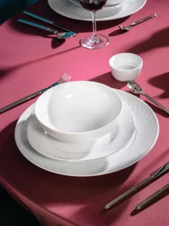 Platos llanos de porcelana artesanales Cosmopolitan, 2 uds.