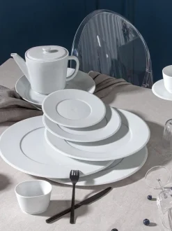 Platos llanos de porcelana artesanales Vitruv, 2 uds.