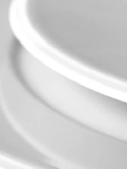 Platos llanos de porcelana artesanales Vitruv, 2 uds.