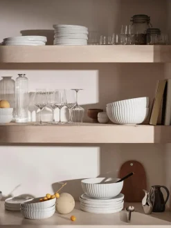 Platos llanos de porcelana Bernadotte, 4 uds.