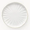 Platos llanos de porcelana con relieves Sali, 2 uds.
