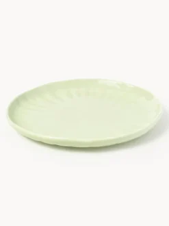 Platos llanos de porcelana con relieves Sali, 4 uds.