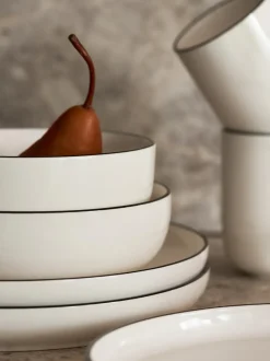 Platos llanos de porcelana Facile, 2 uds.