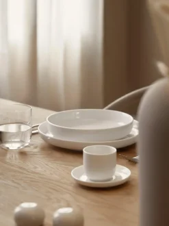 Platos llanos de porcelana Nessa, 4 uds.