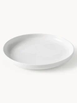 Platos llanos de porcelana Nessa, 4 uds.