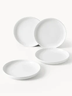 Platos llanos de porcelana Nessa, 4 uds.