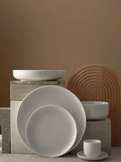 Platos llanos de porcelana Nessa, 4 uds.