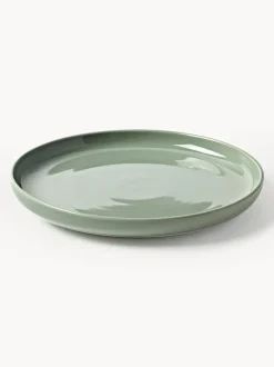 Platos llanos de porcelana Nessa, 4 uds.