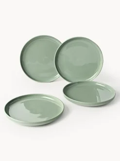 Platos llanos de porcelana Nessa, 4 uds.