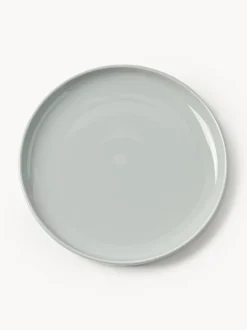 Platos llanos de porcelana Nessa, 4 uds.