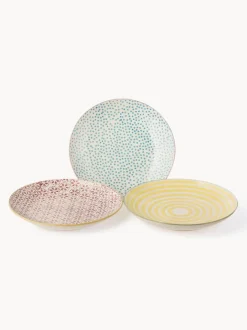 Platos pastel artesanales Holly, 3 uds.