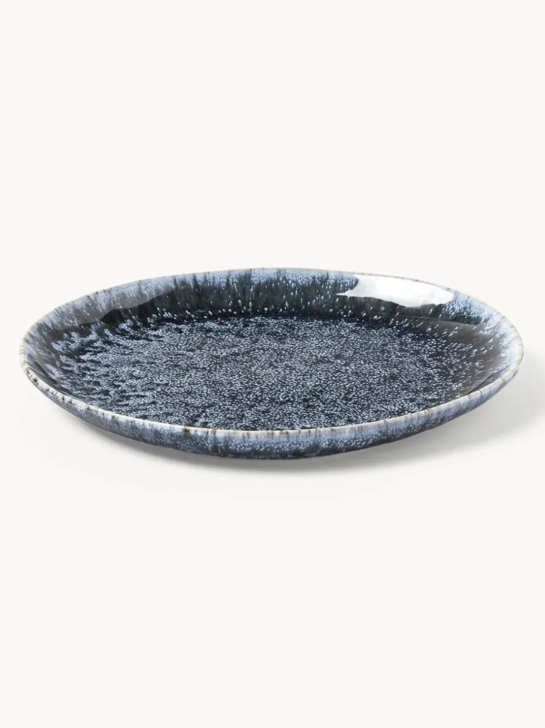 Platos postre artesanales en forma orgánica Macey, 4 uds