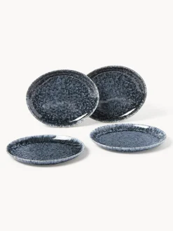Platos postre artesanales en forma orgánica Macey, 4 uds