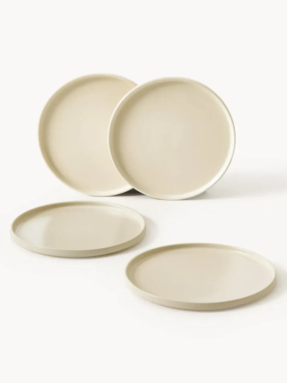 Platos postre artesanales Lowri, 4 uds.