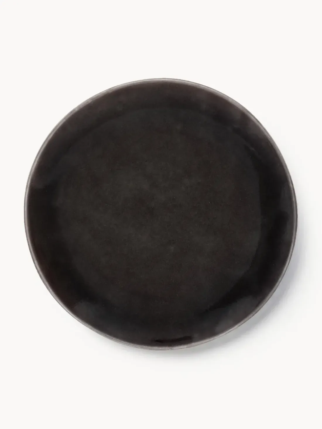 Platos postre artesanales Nordic Coal, 4 uds.